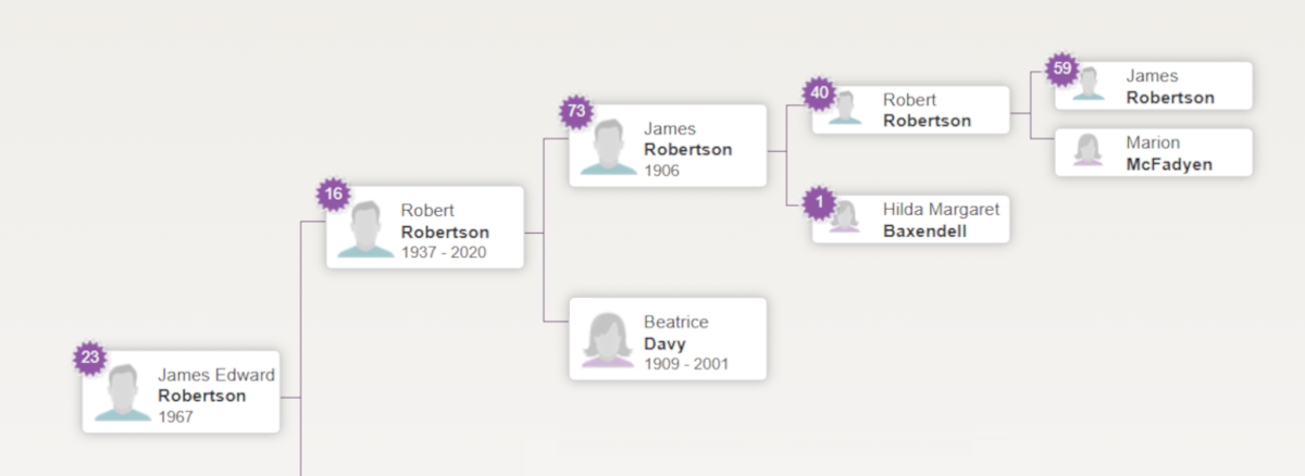 Genesreunited screenshot